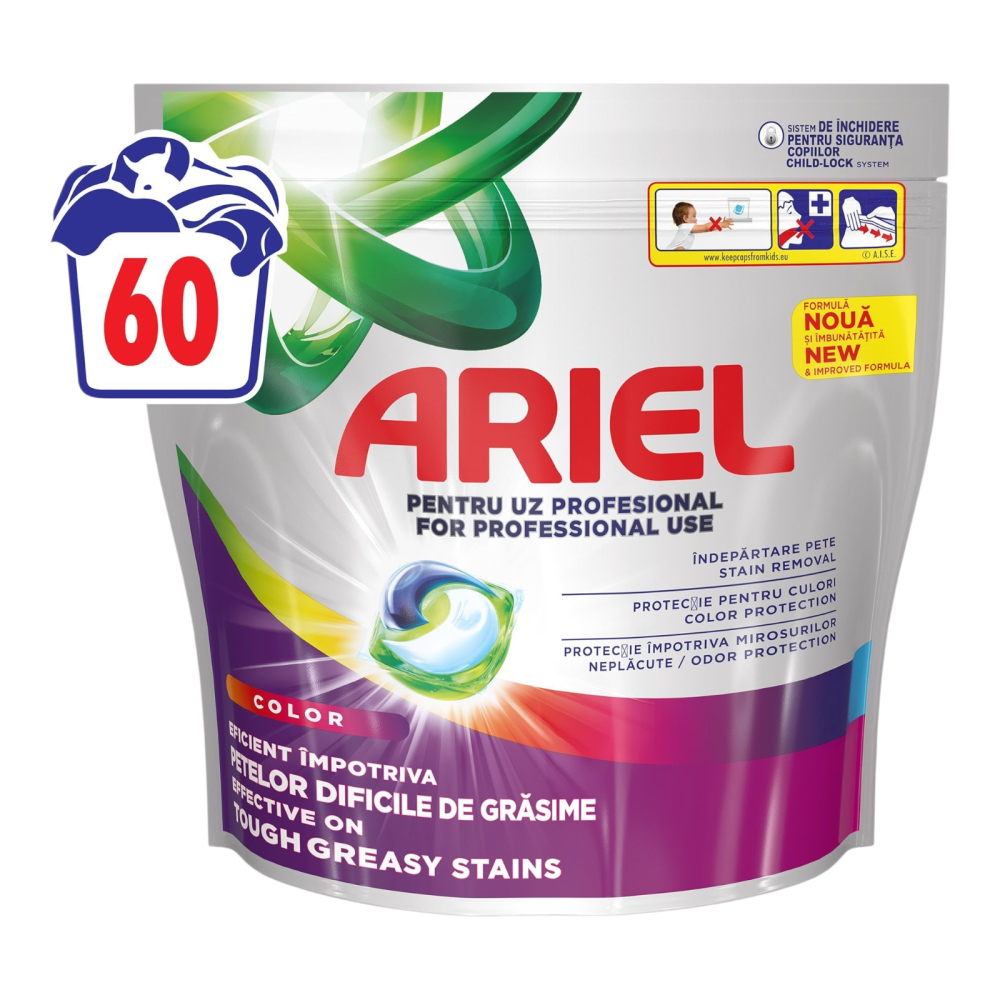 ARIEL Detergent Capsule Professional Allin1 Pods COLOR 60 buc [1]