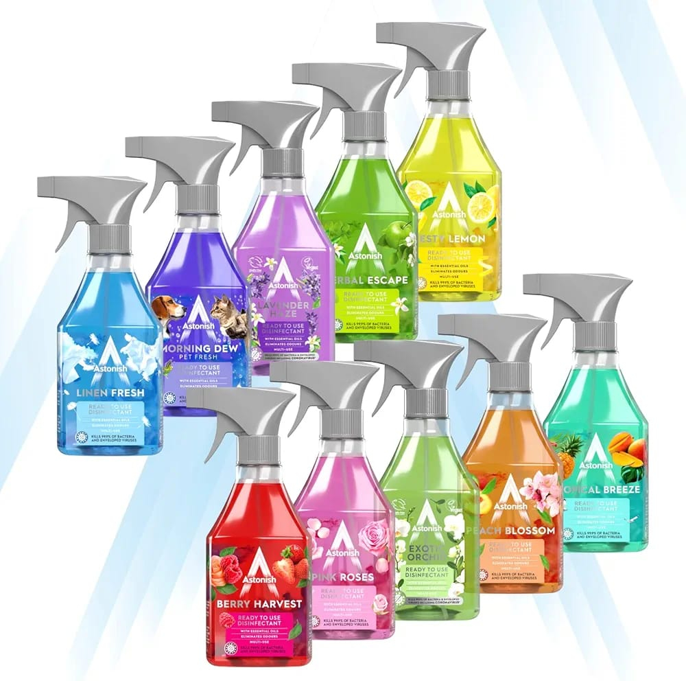 ASTONISH Spray Dezinfectant Pink Roses 550 ml [2]