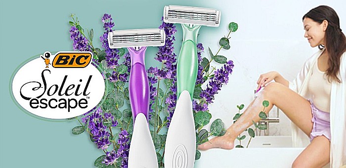 BIC Soleil Escape Aparat de Ras pt Femei 3 Lame Lavanda & Eucalipt 3 buc [2]
