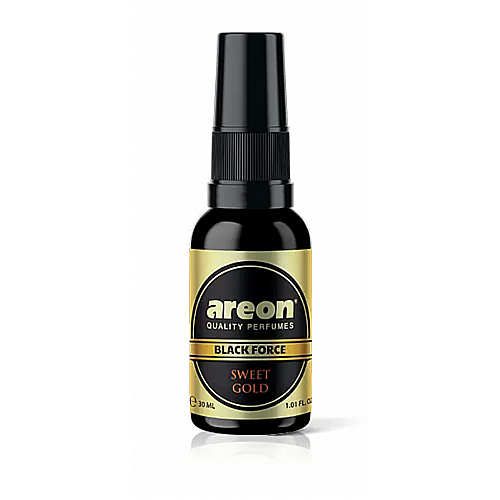 AREON Perfume Spray Black Force Concentrat 30 ml SWEET GOLD [1]