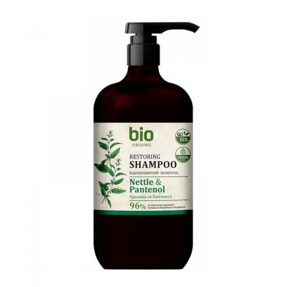 BIO NATURELL Sampon cu Pompa Impotriva Caderii Parului Urzica & Pantenol 946 ml [1]