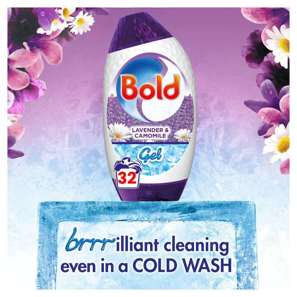 BOLD Detergent Gel Universal Lavanda & Musetel 1056 ml (32 spalari) [2]