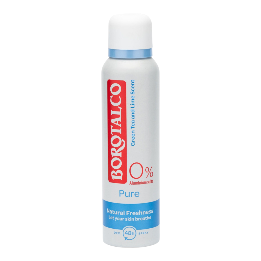 BOROTALCO Deodorant Spray Pure GREEN TEA & LIME SCENT 150 ml [1]