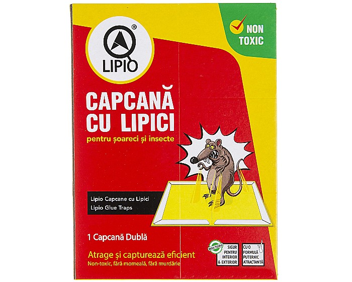 LIPIO Capcana Dubla cu Lipici pt Soareci si Insecte [1]