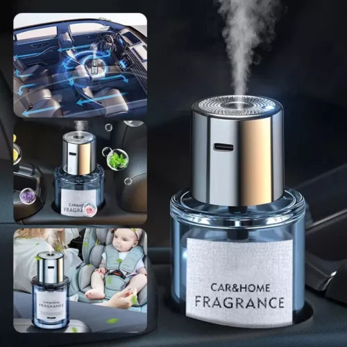 CAR & HOME FRAGANCE Difuzor Odorizant Automat Uleiuri Esentiale, Auto 160ml cu Acumulator Reincarcabil 5V [3]