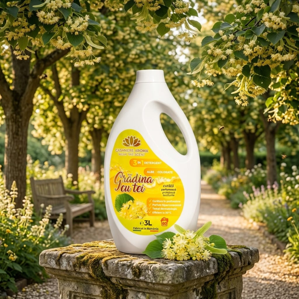 CASHMERE AROMA Detergent Profesional de Rufe GRADINA cu TEI Universal  3L [2]