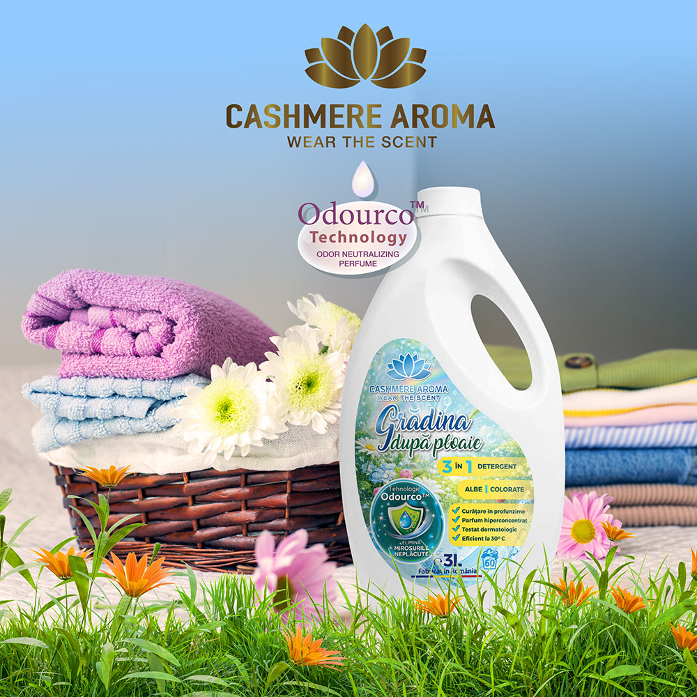 CASHMERE AROMA Detergent Profesional de Rufe GRADINA DUPA PLOAIE Universal  3L [2]