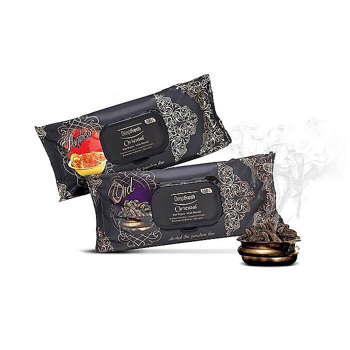 DEEP FRESH Servetele Umede cu Capac Oriental OUD 120 buc [2]