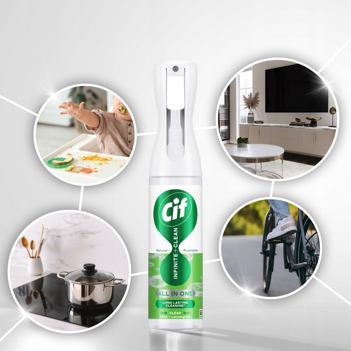 CIF Infinite Clean Spray de Curatare Universal LIME & LEMONGRASS 280 ml [2]
