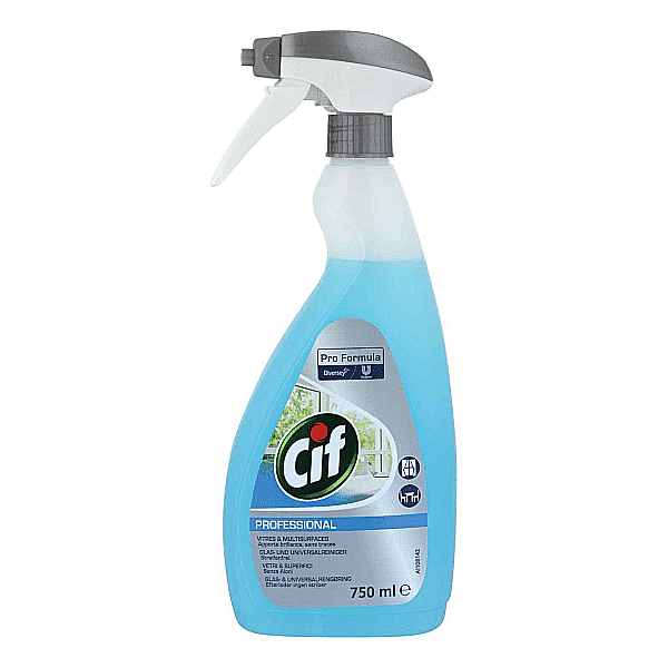 CIF Professional Solutie Curatat Geamuri & Suprafete 750 ml [1]