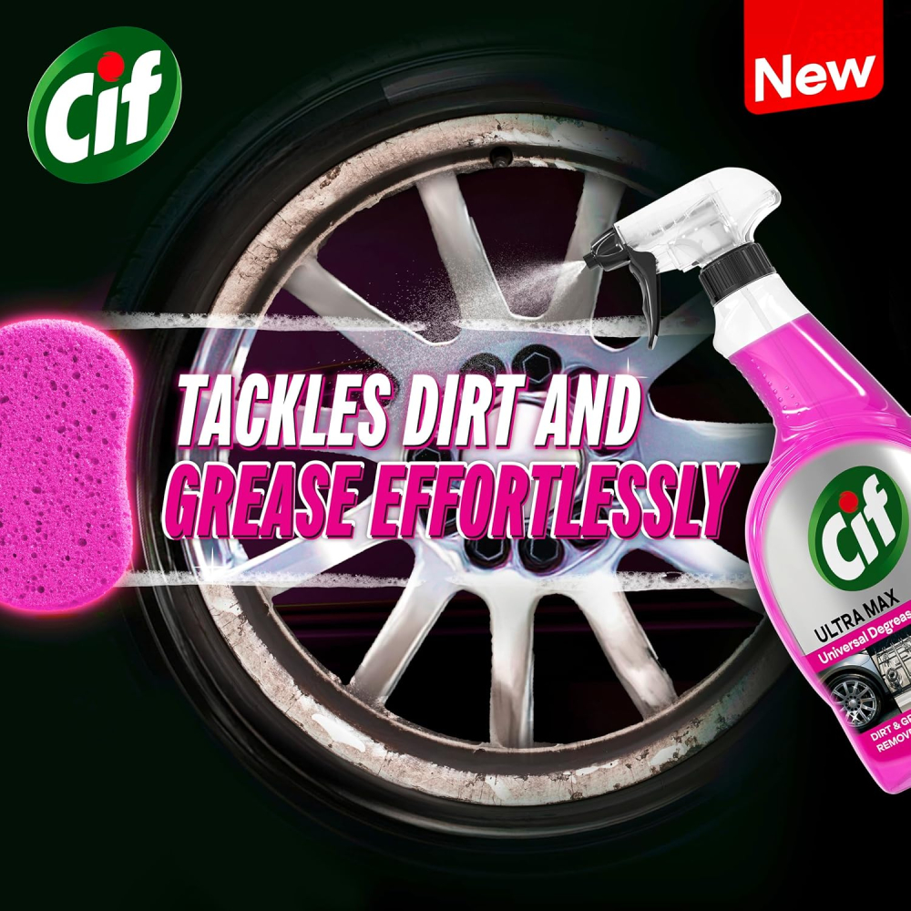 CIF Ultra Max Spray Degresant Universal Multisuprafete PINK 750 ml [3]