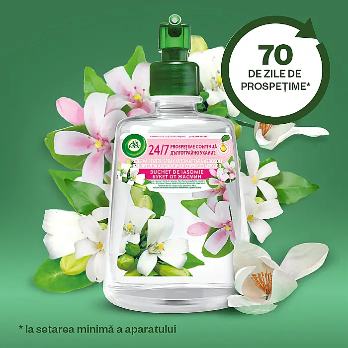 AIRWICK Aparat Odorizant Camera+Rezerva Fara Aerosoli Buchet de Iasomie 228 ml [2]