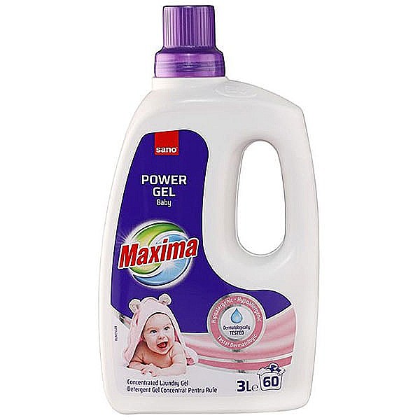 SANO Maxima Power Gel Detergent Concentrat pt Copii Baby 3L (60 spalari) [1]