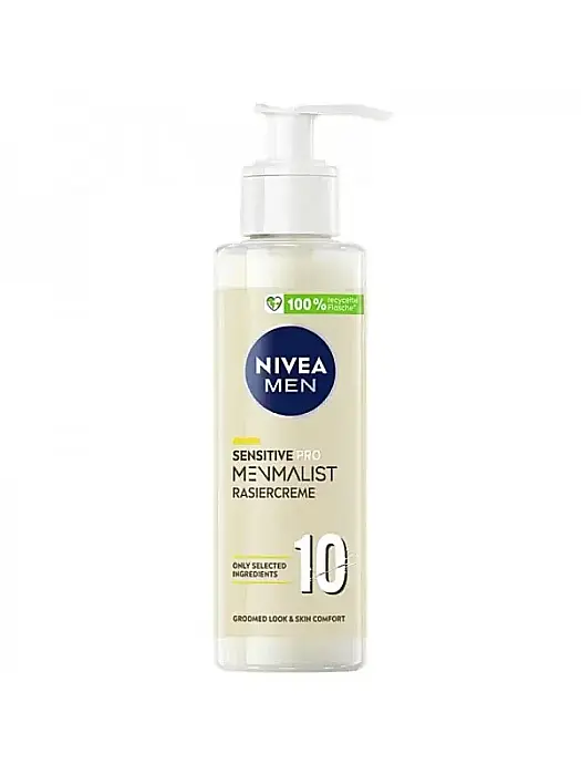 NIVEA MEN Crema de Ras Sensitive Pro Menmalist 200 ml [1]