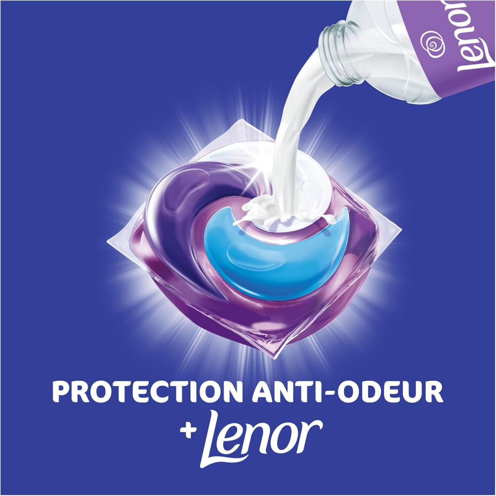 DASH & LENOR Detergent Capsule 2in1 Universal Anti Odor Bouquet de Pivoines 28 buc [2]