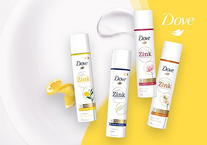 DOVE Antiperspirant Spray Zink Complex Original 100 ml [2]
