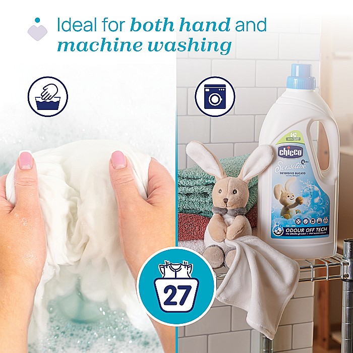CHICCO Detergent Lichid Hipoalergenic 0 luni+ Sensitive 1.5 Litri [2]