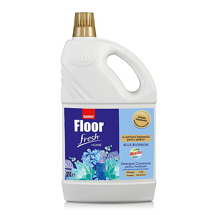 SANO Floor Fresh Home Detergent Pentru Pardoseli Blue Blossom 2L [1]