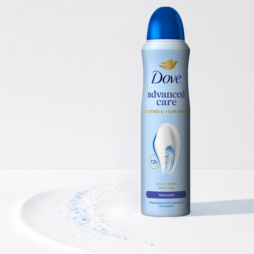 DOVE Advanced Care Antiperspirant Spray 72H TALCO SCENTS 150 ml [2]