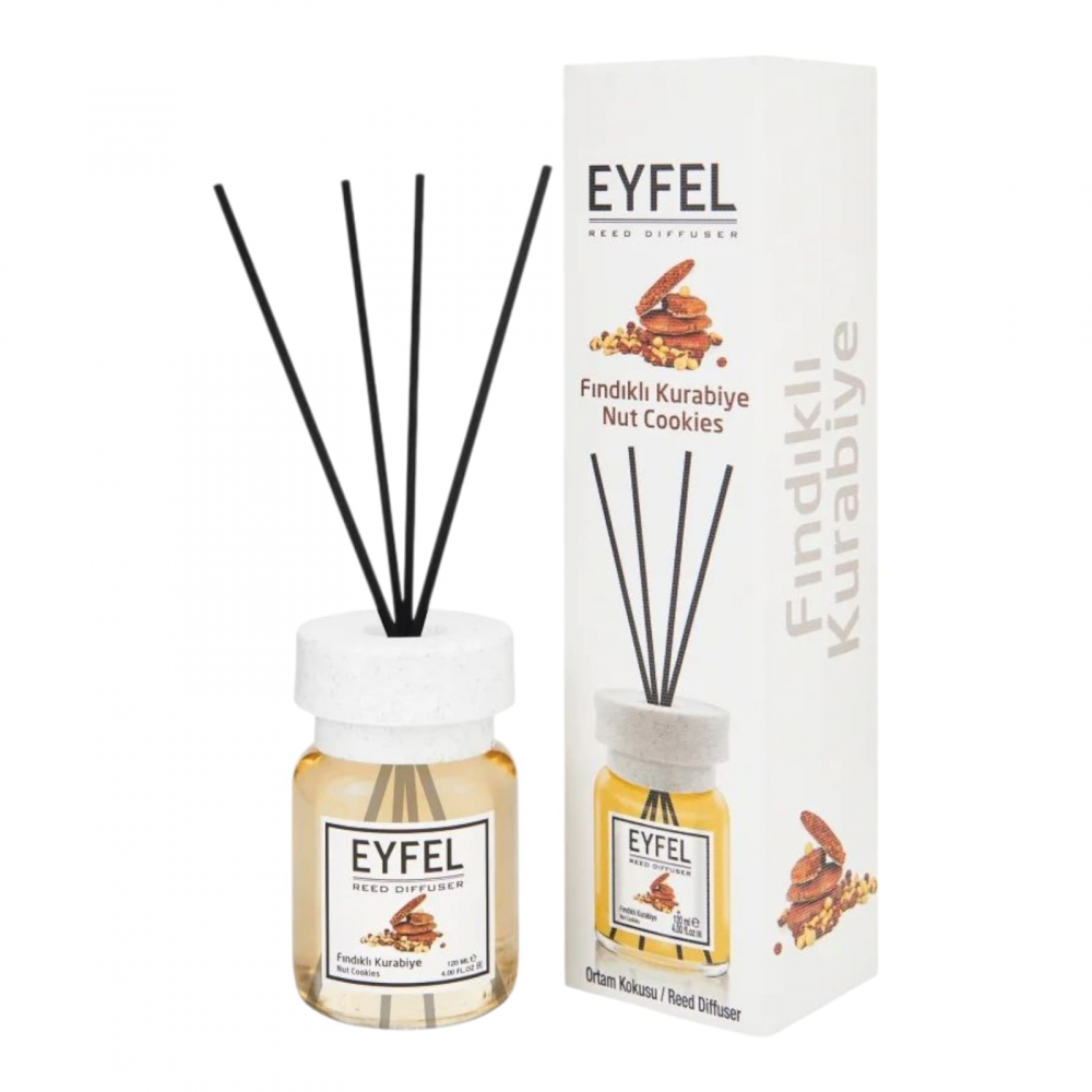 EYFEL Odorizant Camera cu Betisoare NUT COOKIE 120 ml [1]