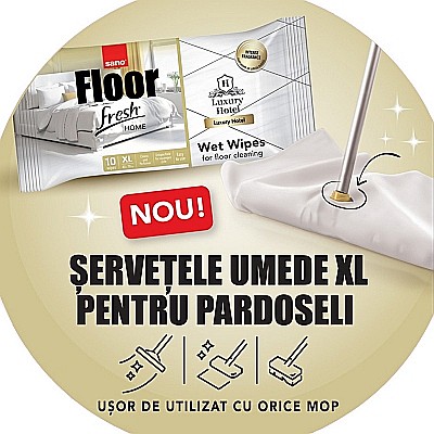 SANO Floor Lavete Umede pt Pardoseli Fresh Luxury Hotel (70*40cm) 10 buc [2]