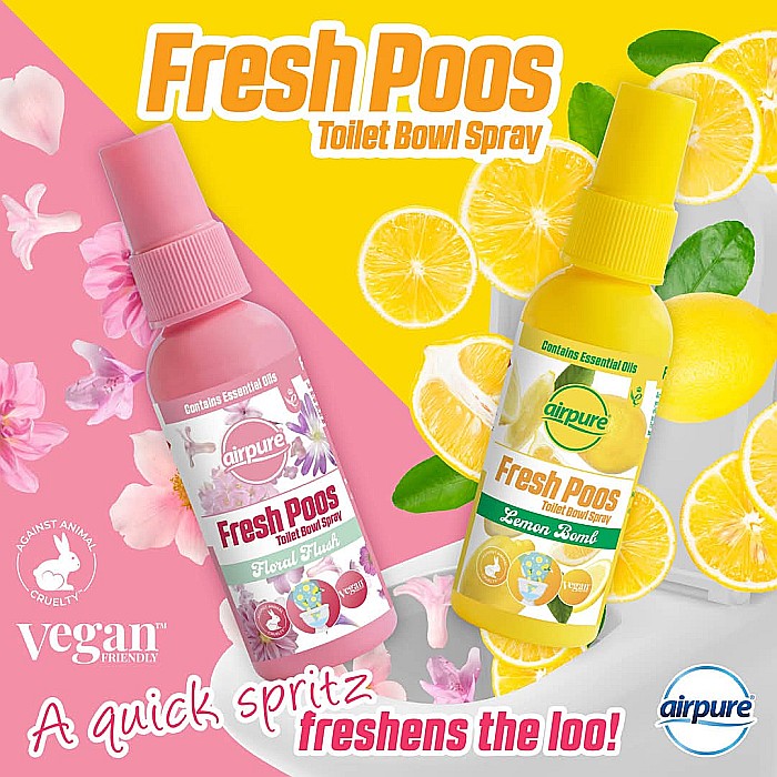 AIRPURE Fresh Poos Odorizant Vas Toaleta Lemon 60 ml [2]