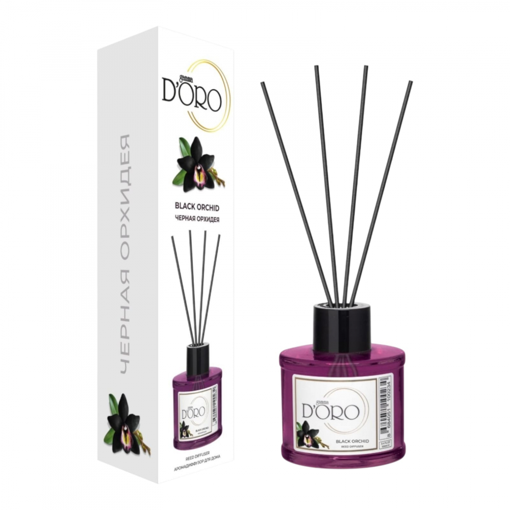 Gamma D’ORO Odorizant Camera cu Betisoare BLACK ORCHID 120 ml [1]