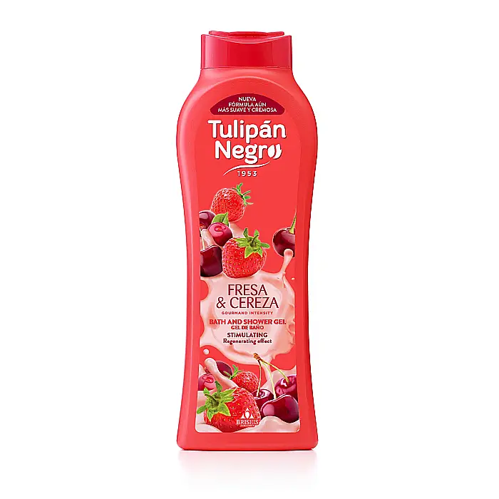 TULIPAN NEGRO Gel de Dus Strawberry &  Chery 650 ml [1]