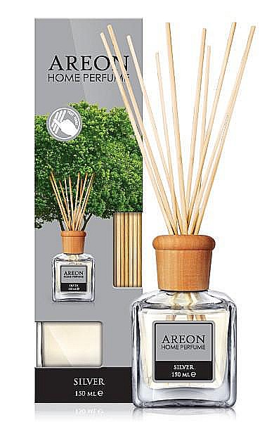AREON Home Odorizant Camera cu Betisoare SILVER 150 ml [1]