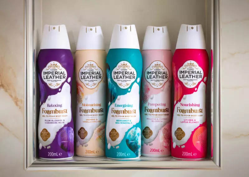 IMPERIAL LEATHER Shower Mousse Spuma de Dus Plum Lychee & Lotus Flower 200 ml [3]