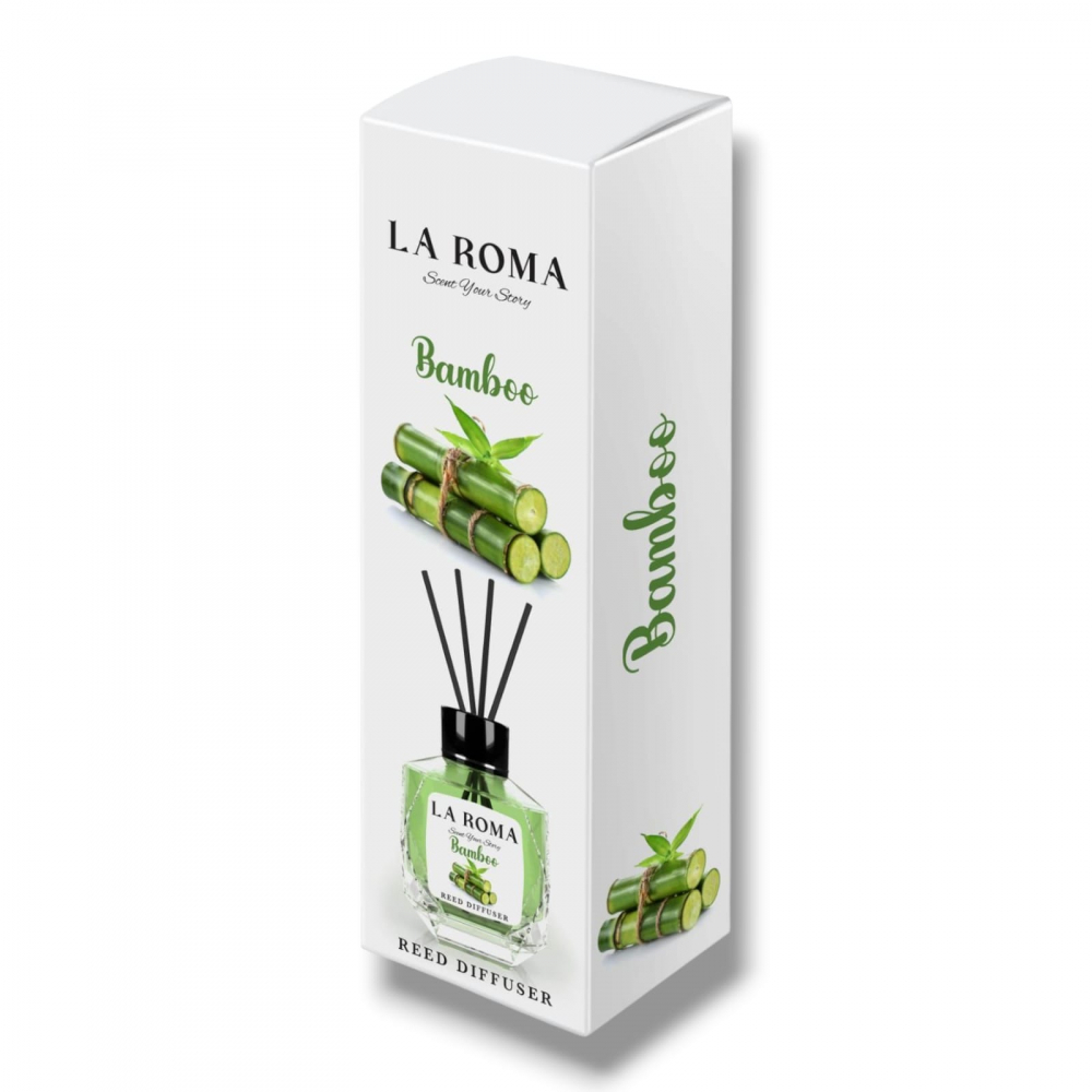 LA ROMA Odorizant Camera cu Betisoare BAMBOO 130 ml [1]