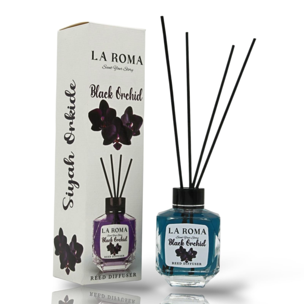 LA ROMA Odorizant Camera cu Betisoare BLACK ORCHID 130 ml [1]