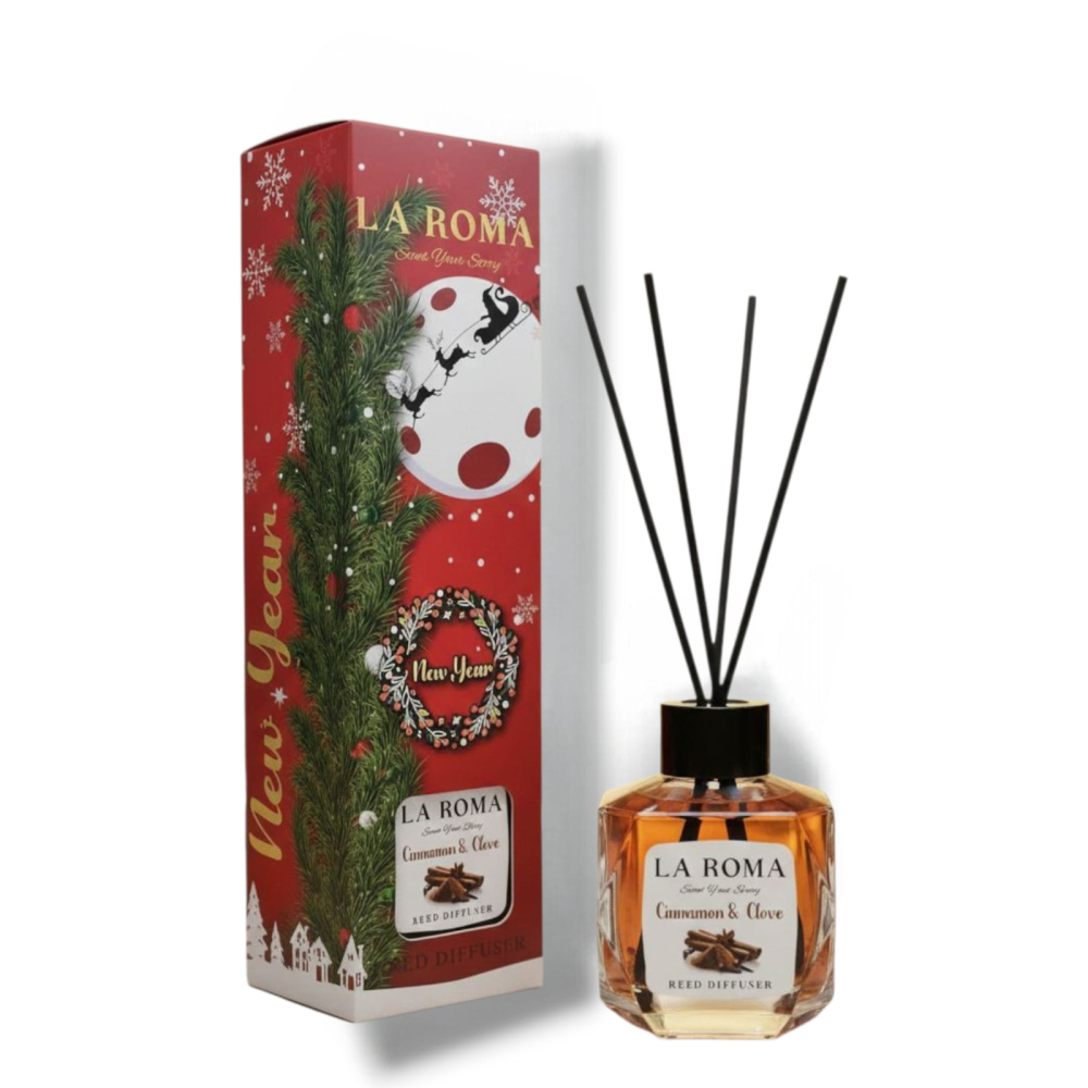 LA ROMA Odorizant Camera cu Betisoare CHRISTMAS EDTION CINNAMON 130 ml [2]