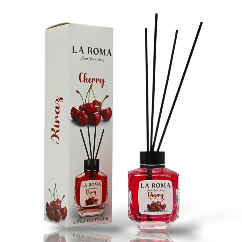 LA ROMA Odorizant Camera cu Betisoare CIRESE 130 ml [1]