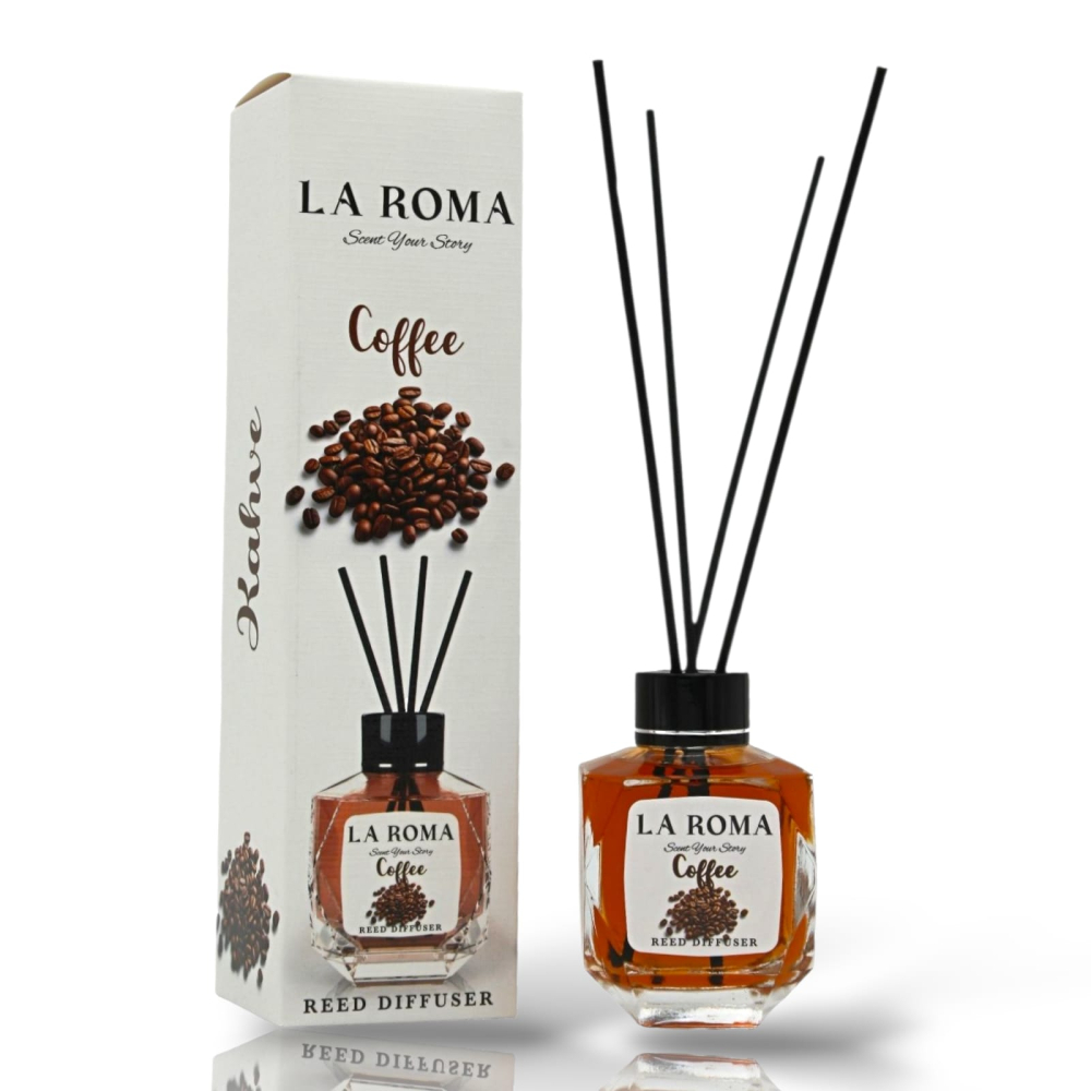 LA ROMA Odorizant Camera cu Betisoare COFFEE 130 ml [1]
