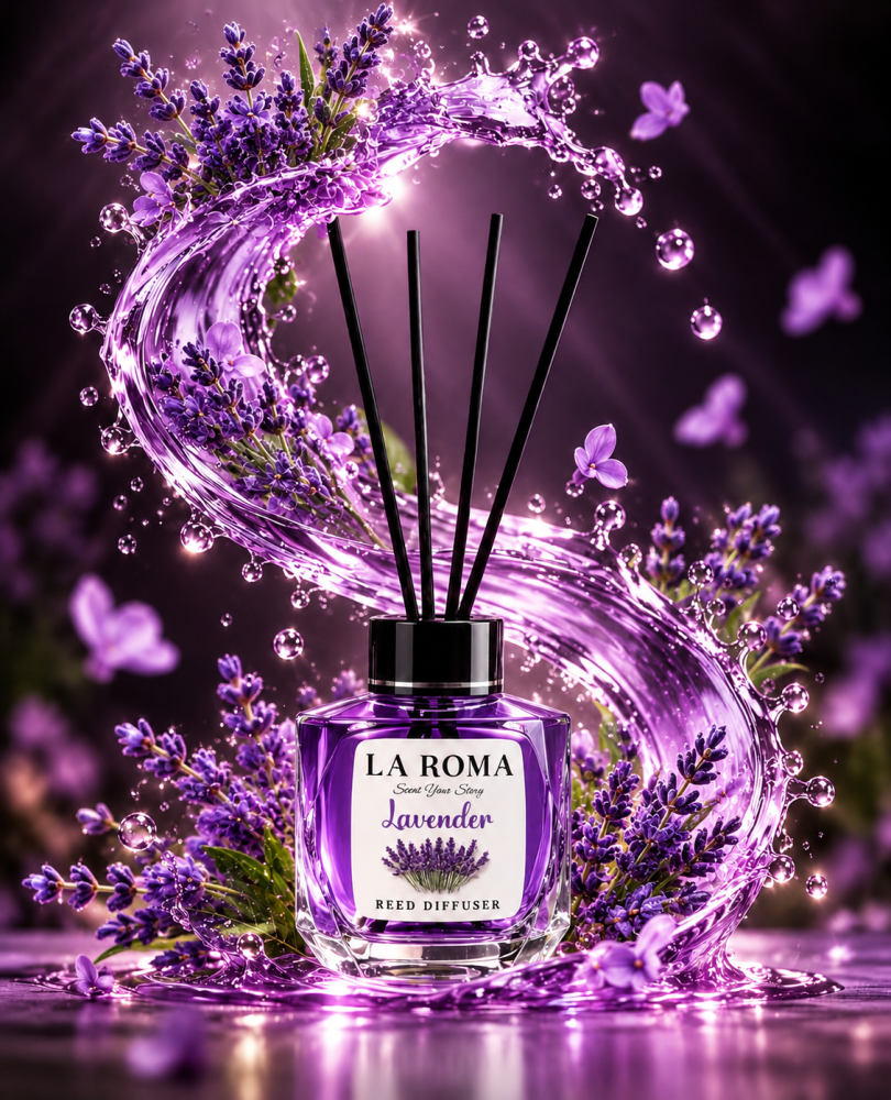 LA ROMA Odorizant Camera cu Betisoare LAVANDA 130 ml [2]