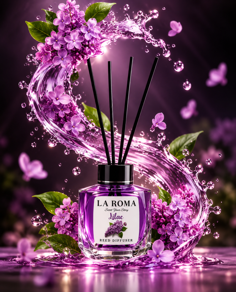 LA ROMA Odorizant Camera cu Betisoare LILIAC 130 ml [2]