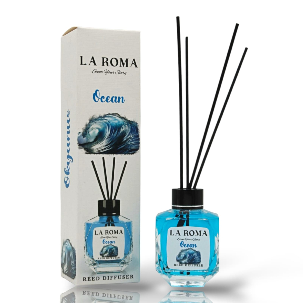 LA ROMA Odorizant Camera cu Betisoare OCEAN 130 ml [1]