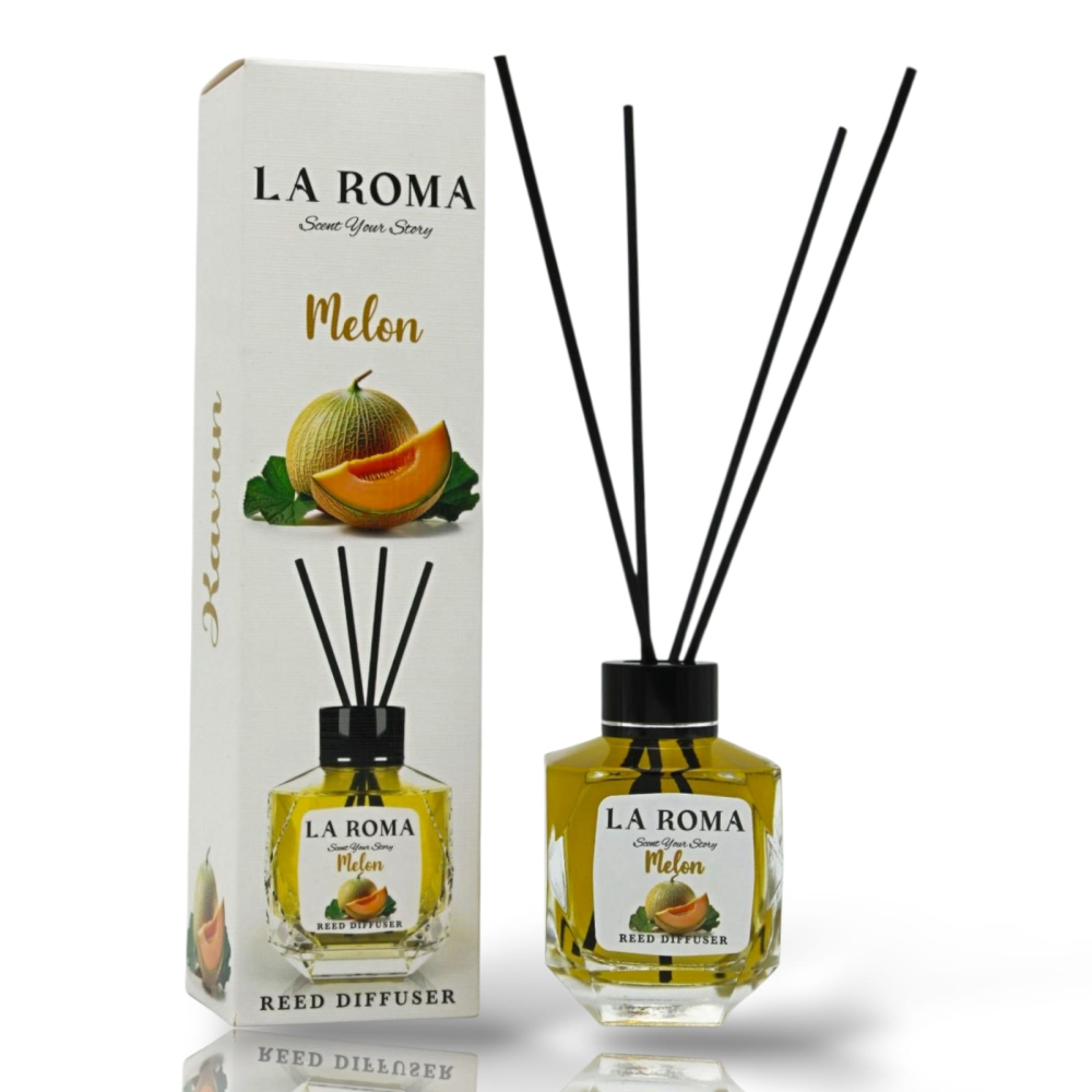 LA ROMA Odorizant Camera cu Betisoare PEPENE GALBEN 130 ml [1]