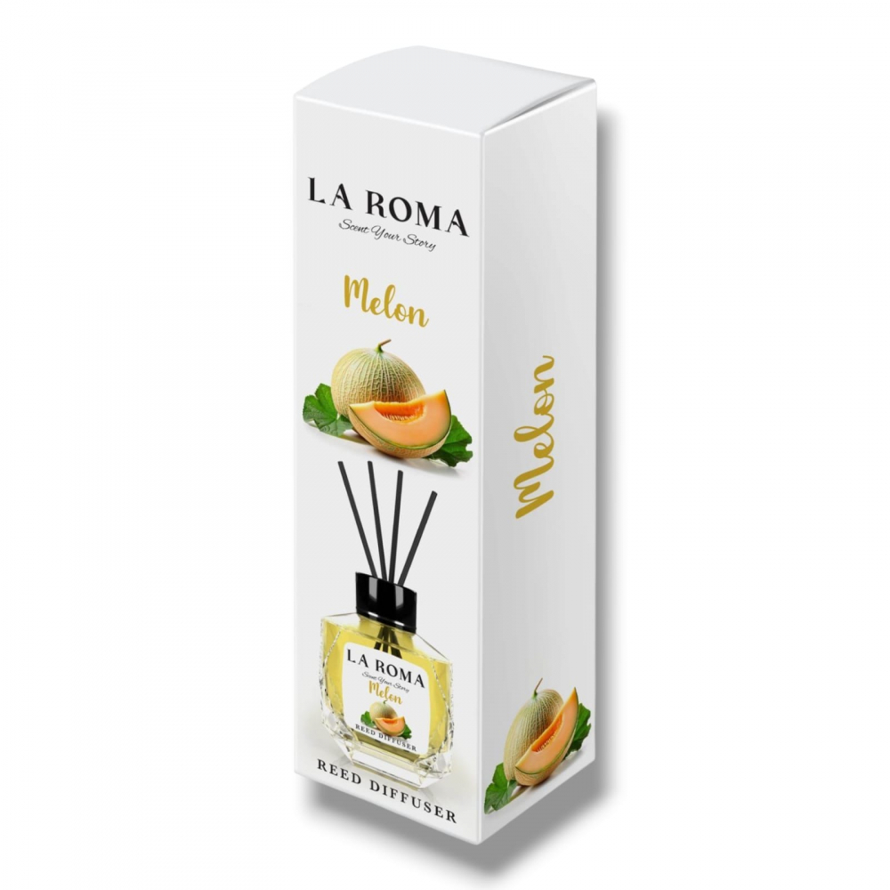 LA ROMA Odorizant Camera cu Betisoare PEPENE GALBEN 130 ml [1]