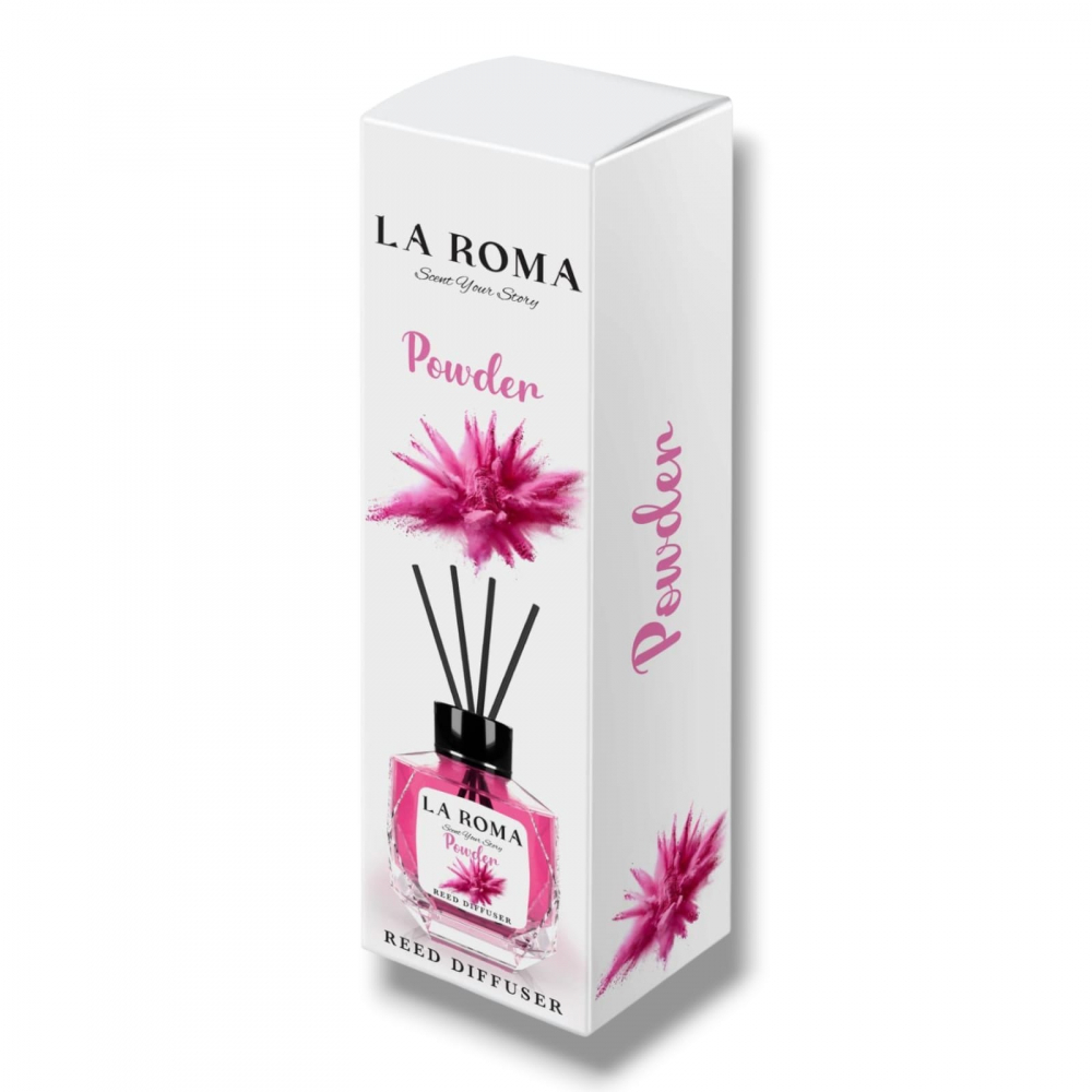 LA ROMA Odorizant Camera cu Betisoare PUDRA 130 ml [1]