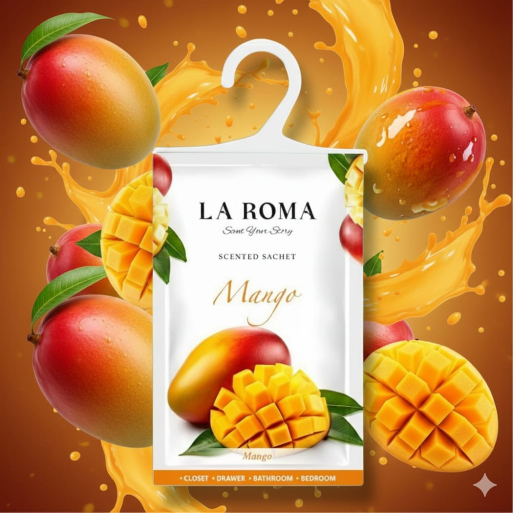 LA ROMA Saculet Odorizant pt Haine/Dulap/Sertare MANGO 26g [3]