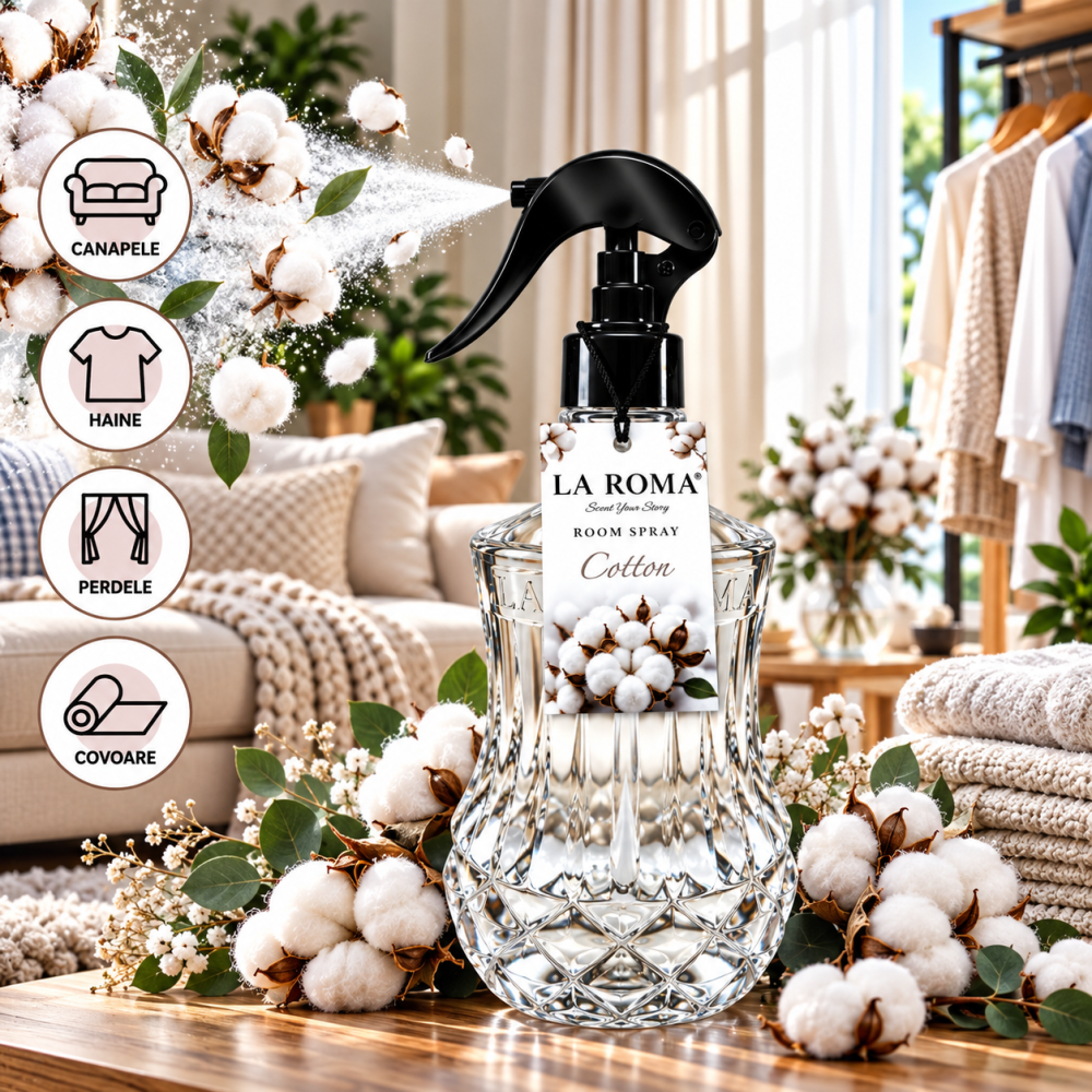 LA ROMA Spray Odorizant COTTON 500 ml [2]