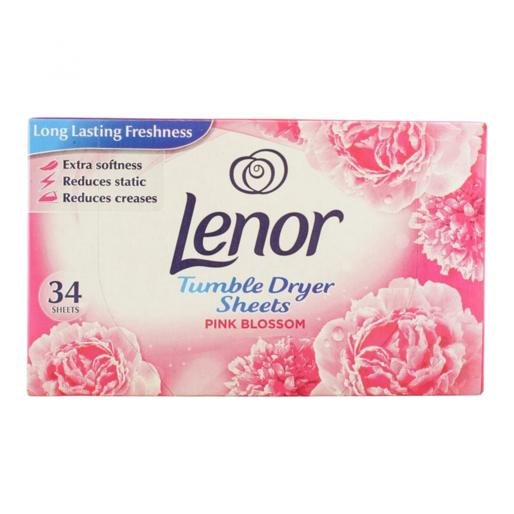 LENOR Servetele Parfumate pt Haine & Uscator Rufe PINK BLOSSOM 34 buc [1]