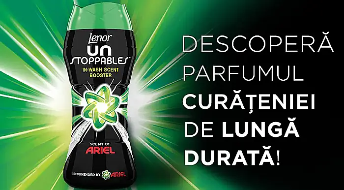 LENOR Unstoppables Perle Parfumate Pentru Rufe cu Parfum ARIEL 210 g [2]