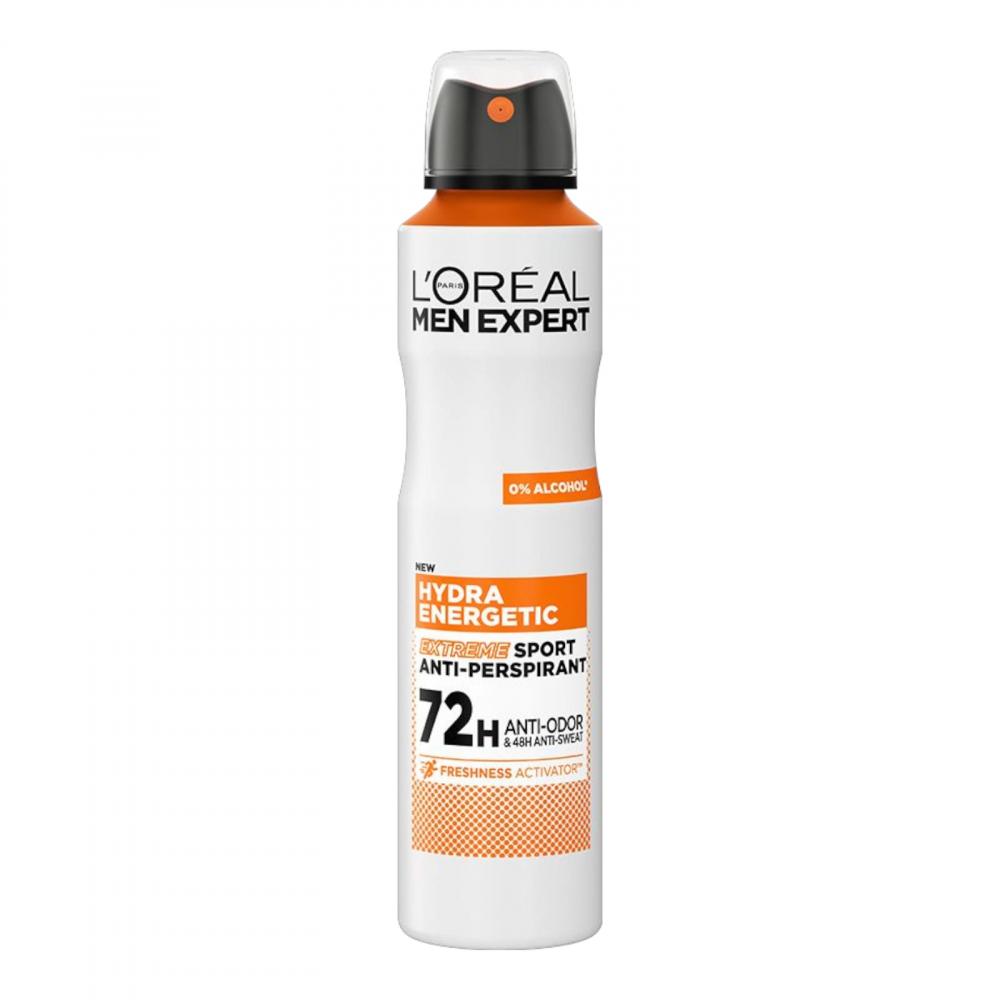 LOREAL Men Expert Spray Deodorant Barbati HYDRA ENERGETIC 72H XL 250 ml [1]
