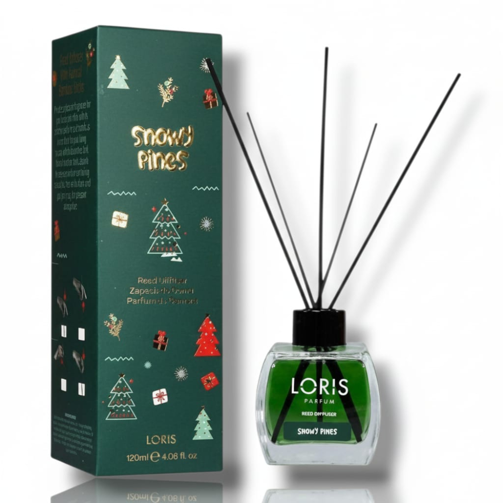 LORIS Odorizant Camera cu Betisoare CHRISTMAS EDITION 120 ml Snowy Pines [2]