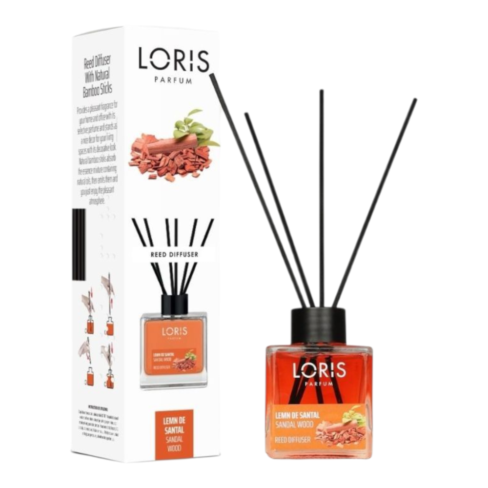 LORIS Odorizant Camera cu Betisoare LEMN de SANTAL 100 ml [1]
