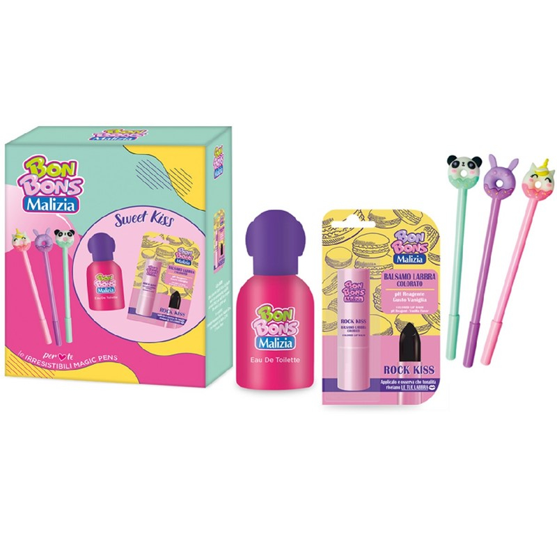 MALIZIA BON BONS Caseta Cadou (EDT 50ml + LIP 3.5ml + 3 CREIOANE) [2]