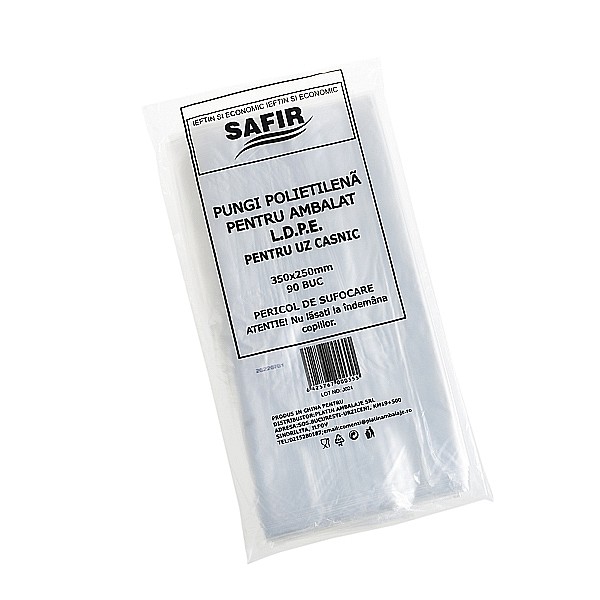 SAFIR Pungi pt Pastrare Alimente in Congelator 35×25 cm 90 buc/set [1]